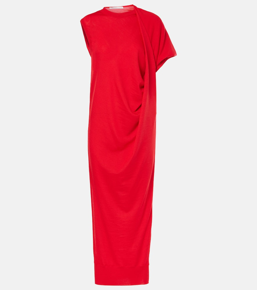 Stella McCartney Draped wool maxi dress. Stella McCartney 垂褶羊毛长裙