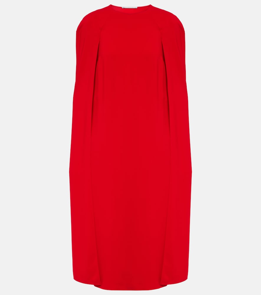 Stella McCartney Caped midi dress. Stella McCartney 披肩中长连衣裙