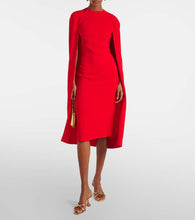 Stella McCartney Caped midi dress