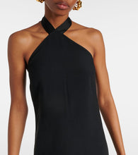 Taller Marmo Nina fringed crêpe cady midi dress