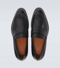 Zegna Leather penny loafers
