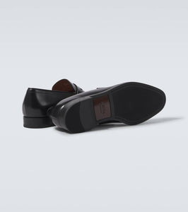 Zegna Leather penny loafers
