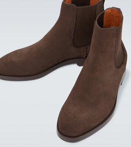 Zegna Suede Chelsea boots