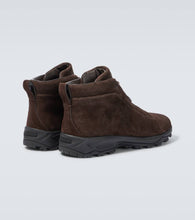 Zegna Triple Stitch suede high-top sneakers
