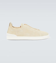 Zegna Triple Stitch suede sneakers