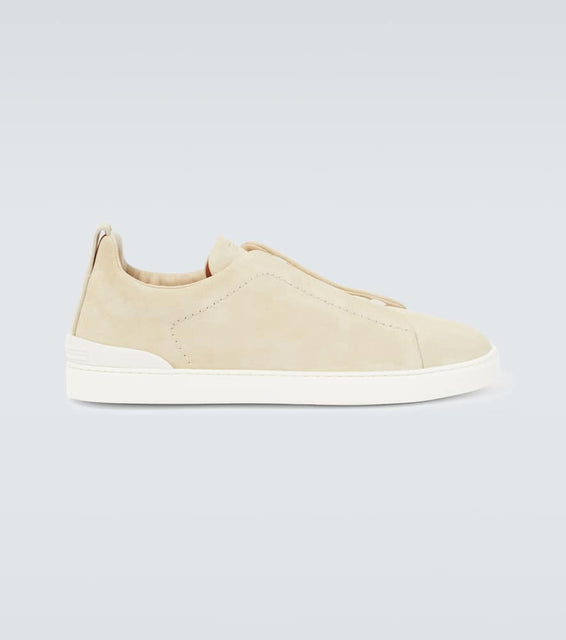 Zegna Triple Stitch suede sneakers