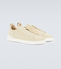 Zegna Triple Stitch suede sneakers