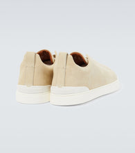 Zegna Triple Stitch suede sneakers