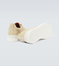 Zegna Triple Stitch suede sneakers