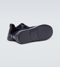 Zegna Triple Stitch suede-trimmed sneakers