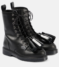 JW Anderson Leather combat boots - JW Anderson 皮革作战靴