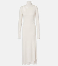 Victoria Beckham Cutout jersey midi dress. 维多利亚·贝克汉姆镂空针织中长连衣裙