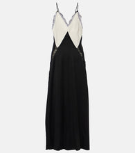 Victoria Beckham Lace-trimmed  satin slip dress. 维多利亚·贝克汉姆蕾丝边缎面吊带裙