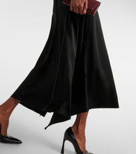 Victoria Beckham Lace-trimmed  satin slip dress