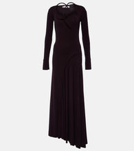 Victoria Beckham Asymmetric jersey gown. 维多利亚·贝克汉姆不对称针织礼服