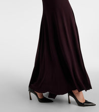 Victoria Beckham Asymmetric jersey gown