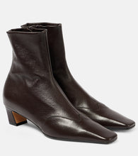 Khaite Nevada leather ankle boots - Khaite Nevada 皮革踝靴