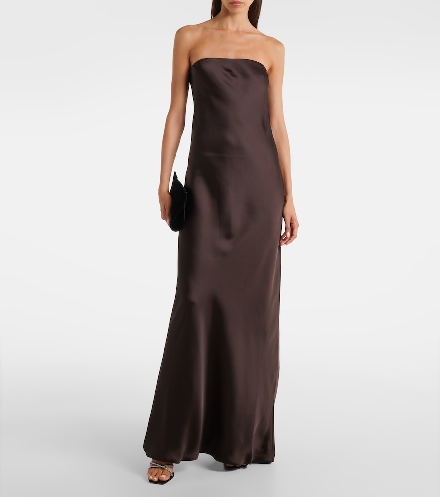 Norma Kamali  satin gown