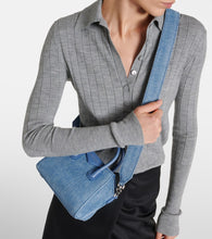 Givenchy Antigona Toy leather-trimmed denim tote bag