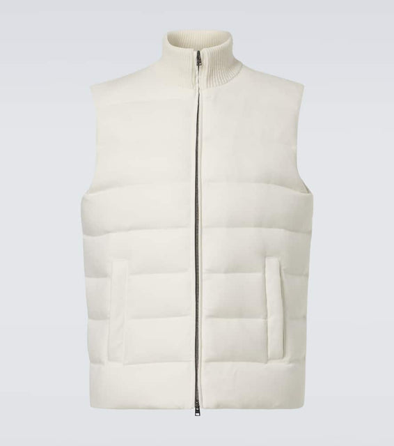 Herno Silk and cashmere down vest