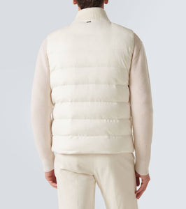 Herno Silk and cashmere down vest