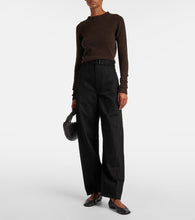 Lemaire Square Flat leather Mary Jane flats