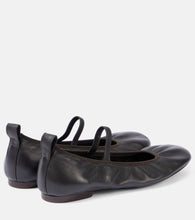 Lemaire Square Flat leather Mary Jane flats