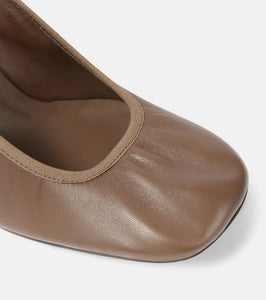Lemaire Nappa leather Mary Jane pumps