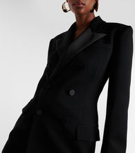 Saint Laurent Wool grain de poudre tuxedo jacket