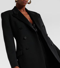 Saint Laurent Wool grain de poudre tuxedo jacket