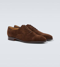 John Lobb City II suede Derby shoes