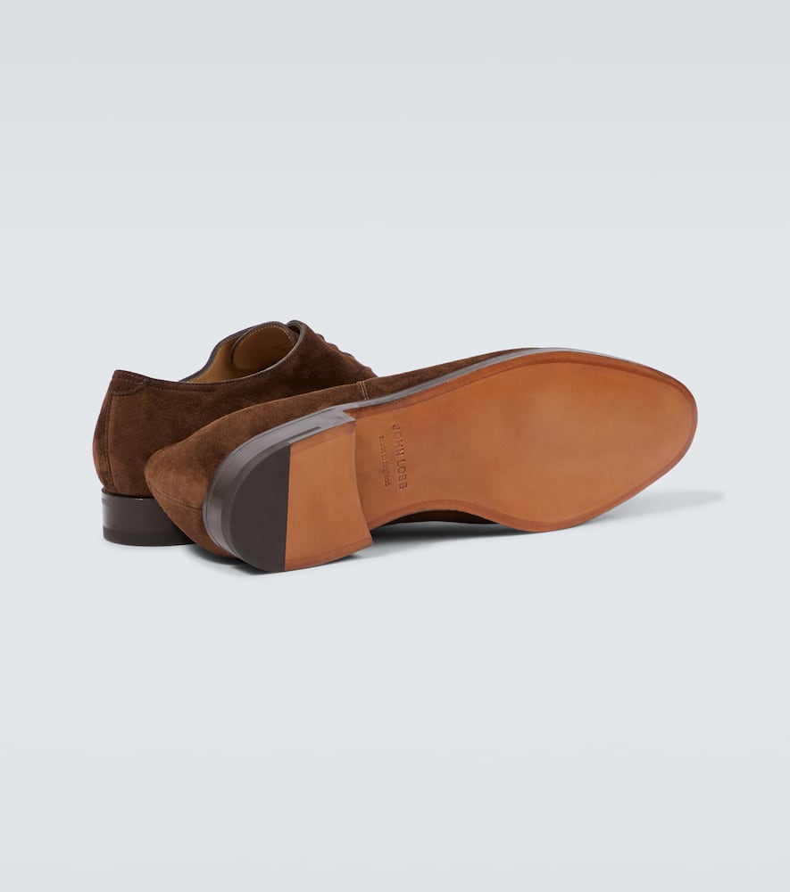 John Lobb City II suede Derby shoes