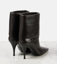 Saint Laurent Niki 90 leather booties