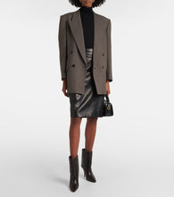 Saint Laurent Niki 90 leather booties