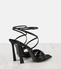Saint Laurent Corinne 110 satin cr√É¬™pe sandals