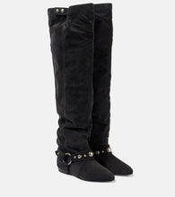Isabel Marant Selize suede over-the-knee boots - Isabel Marant Selize 麂皮过膝长靴