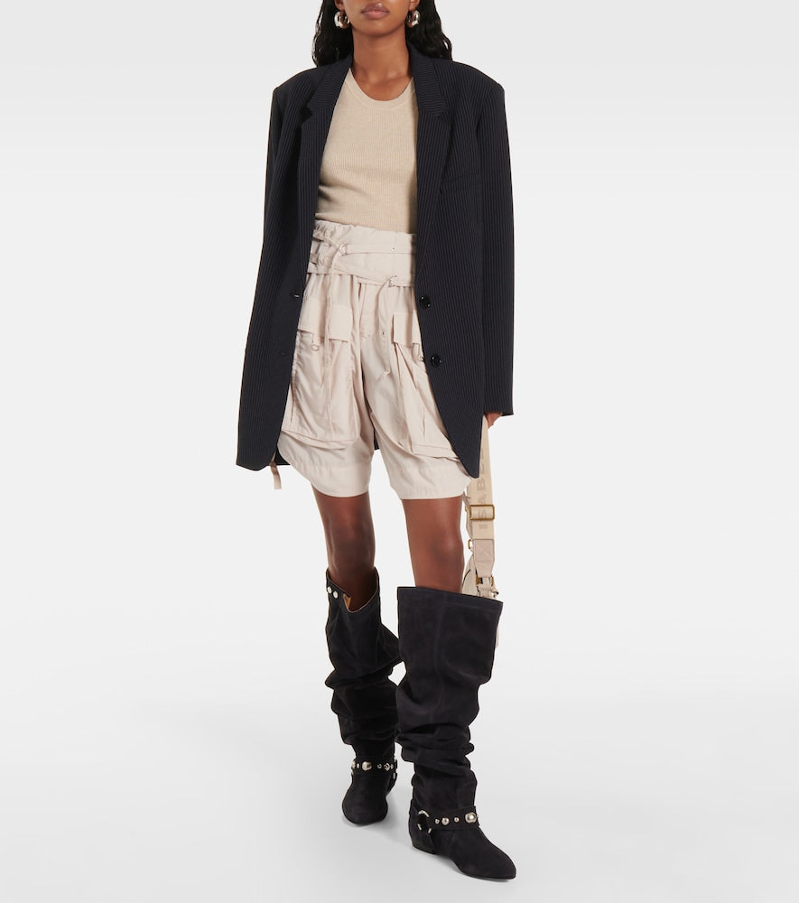 Isabel Marant Selize suede over-the-knee boots