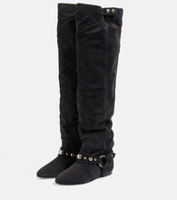 Isabel Marant Selize suede over-the-knee boots