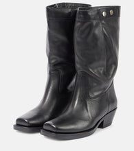 Isabel Marant Ademe leather cowboy boots