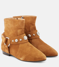 Isabel Marant Siago embellished suede ankle boots - Isabel Marant Siago 缀饰绒面革踝靴