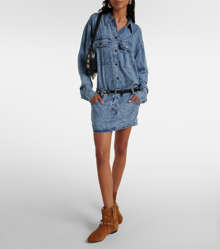 Isabel Marant Siago embellished suede ankle boots