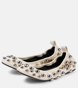 Isabel Marant Belna studded leather ballet flats