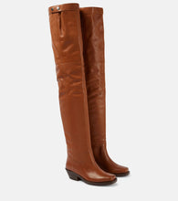 Isabel Marant Amati leather over-the-knee boots - Isabel Marant Amati 皮革过膝长靴
