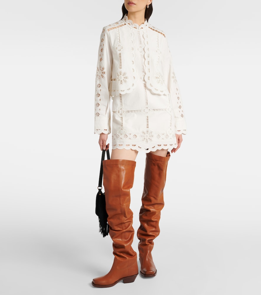 Isabel Marant Amati leather over-the-knee boots