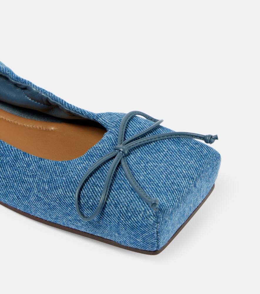 Jacquemus Les Ballerines denim ballet flats