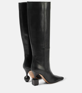 Jacquemus The Bisou leather knee-high boots