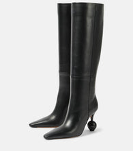 Jacquemus The Bisou leather knee-high boots