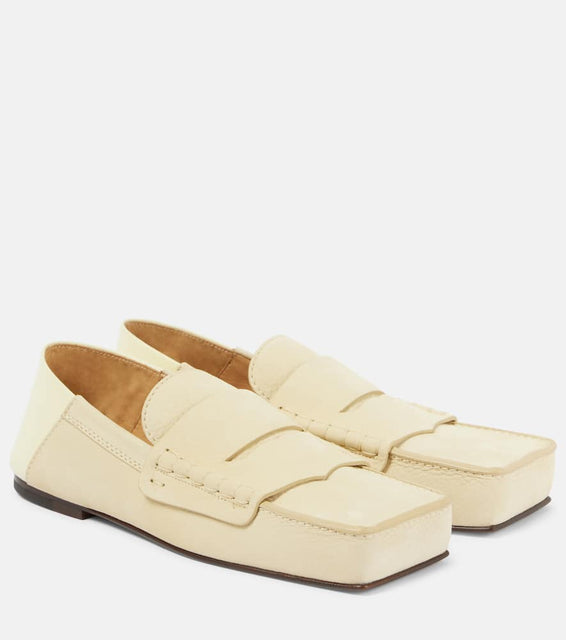 Jacquemus Les Mocassins Carr√É¬© leather loafers