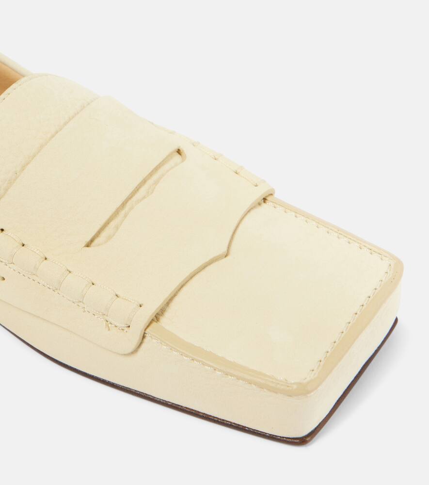 Jacquemus Les Mocassins Carr√É¬© leather loafers