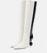 Jacquemus Les Bottes Bisou leather knee-high boots